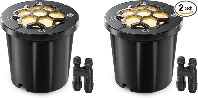 HIBOITEC Low Voltage Landscape Lighting 12-24V 12W LED Outdoor In-Ground IP67 Waterproof Well Lights 3000K Warm | Lumora