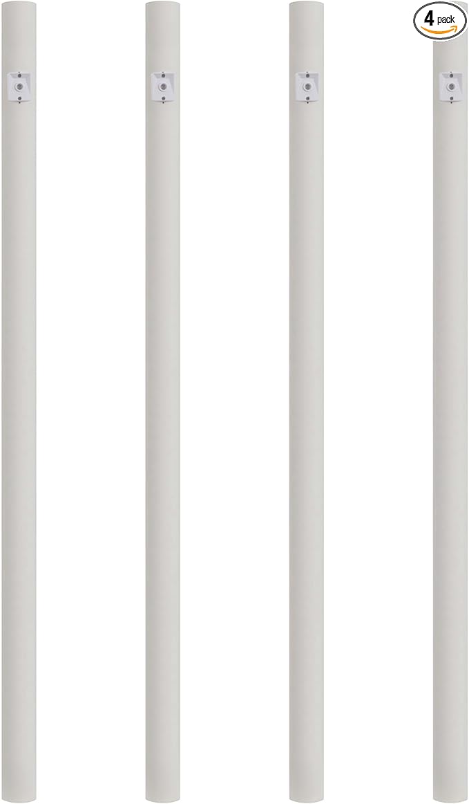 Solus 7-Foot Direct Burial Lamp Post – Aluminum Outdoor Light Pole with Dusk-to-Dawn Sensor – Fits 3" Fixtures – | Lumora