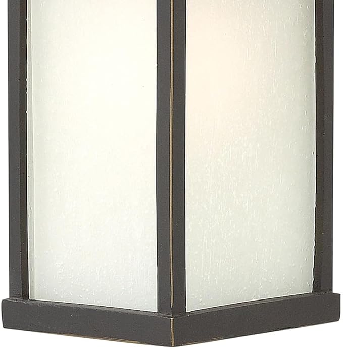 Hinkley 2230OZ Manhattan One Light Wall Mount Lantern - Craftsman/Mission - Bronze/Darkfinish - Porch Lights Outdoor Wall