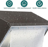 kadision 60W LED Wall Pack Light with Photocell, 7800lm 5000K Daylight 100-277V, Waterproof Dusk-to-Dawn Outdoor | Lumora