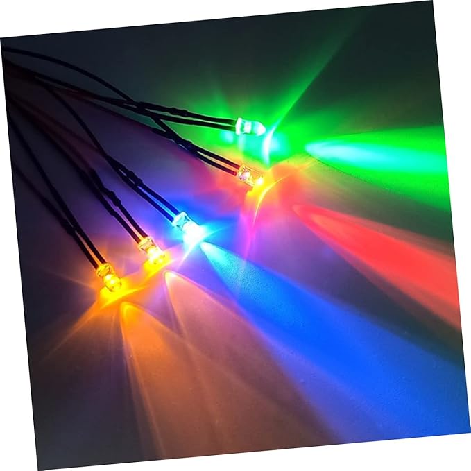 DOITOOL 30pcs Led Bulb Lamp Pre-wired Cables for Easy Installation for Cars Toys and Decorative Lighting White