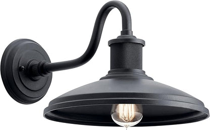 KICHLER Allenbury 12" 1 Light Outdoor Wall Light with Textured Black
