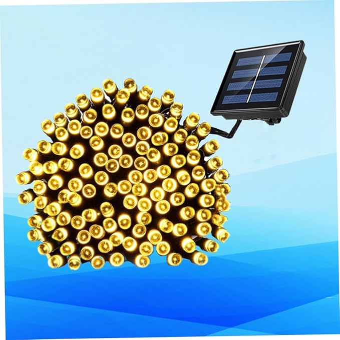 VILLCASE Solar String Lights Outdoor Warm White LED Lamp for Garden Patio Lawn Tree Decoration Energy Saving Solar | Lumora