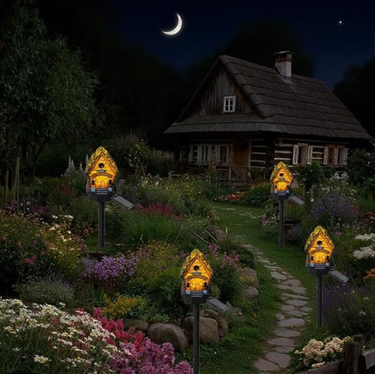 Solar Lights Outdoor Waterproof，Outdoor Decorations，Garden Lights for Yard, Patio, Landscape, Planter, Balcony.