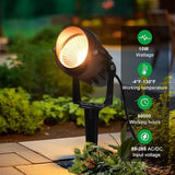 Outdoor Landscape Spotlights, 120V LED Spot Light Waterproof for Garden and Yard Up Lighting, Warm Light Outdoor | Lumora