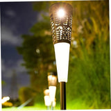 UPKOCH 6pcs Solar Pathway Stake Lights Outdoor Garden Lamp Warm Lighting for Driveway Lawn and Patio Decor | Lumora