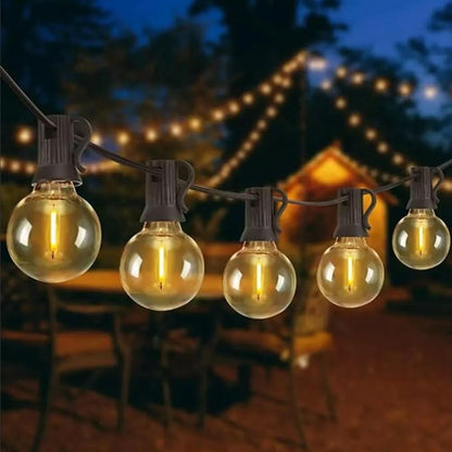 Generic Outdoor String Lights,56 Feet Patio Lights with 50 Edison Plastic Bulbs,Solor Outdoor Waterproof String Lights,Lights for Outside Patio Backyard Porch Balcony Party Decor, Warm White