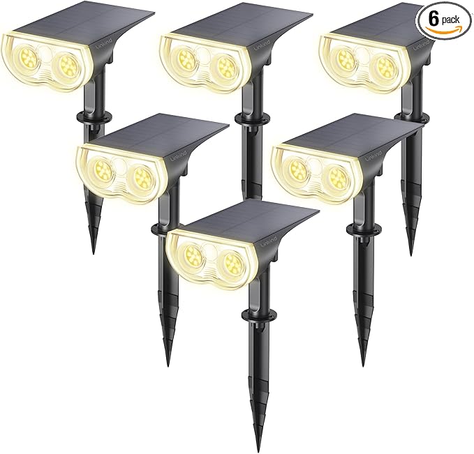 Linkind Solar Lights Outdoor Waterproof IP65, StarRay Dusk-to-Dawn Outdoor Solar Lights, 3 Lighting Modes Solar | Lumora