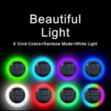 20 Lumens Colorized Solar Ground Lights,Solar Pool Lights with Mutiple Color Functions for Pool Area, Pathway | Lumora