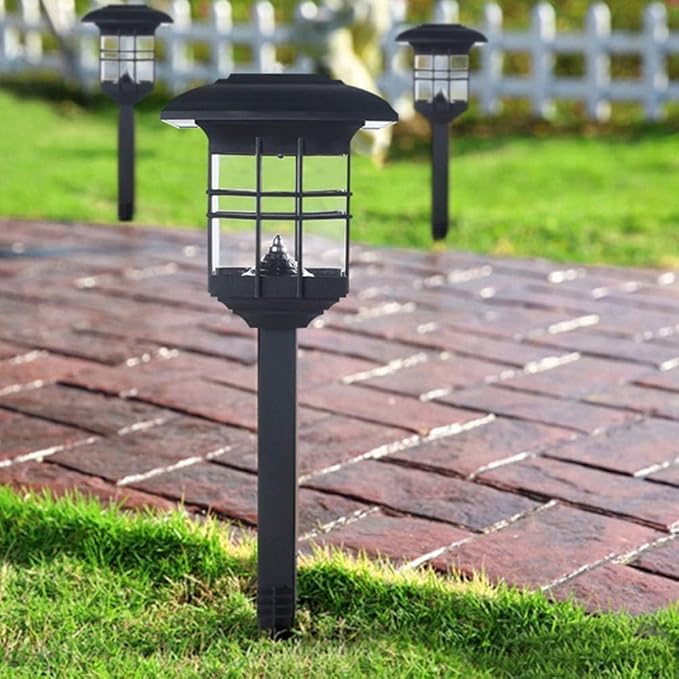 Solar Light, LED Outdoor Solar Garden Light, IP65 Waterproof Solar Pathway Light, Energy Saving Decorative Solar Light, for Yard, Patio, Landscape, Walkway(White Light)