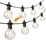 Kawaya 200FT Outdoor String Lights - LED Waterproof Patio Light for Outside with 100+4 G40 Globe Blubs | Lumora