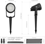 Low Voltage Safety Landscape Lights Outdoor: 7W 840LM LED Landscape Lighting with Connectors & Transformer for Tree | Lumora