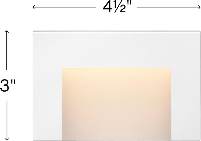 Hinkley Landscape Lighting LED Taper Deck Sconce, Horizontal, White – Add Security to Outdoor Living Spaces with Ultra-Durable Deck Lights – 12-Volt, White Finish, Integrated LED Engine, 1553SW