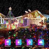 JMEXSUSS 300 LED Multicolor Christmas Tree Lights Plug in