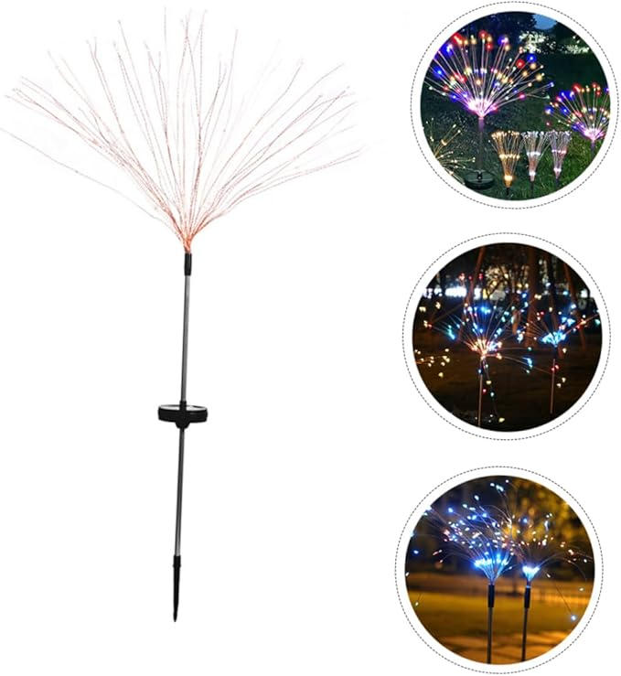 NUOBESTY 1set Christmas Solar Pathway Lights Lawn Lamp LEDs Modes Outdoor Decoration for Garden Party and Festive Events