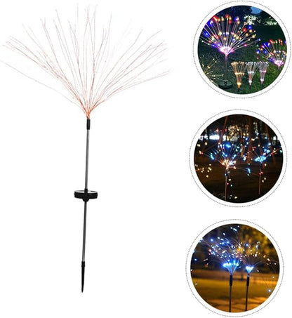 NUOBESTY 1set Christmas Solar Pathway Lights Lawn Lamp LEDs Modes Outdoor Decoration for Garden Party and Festive Events