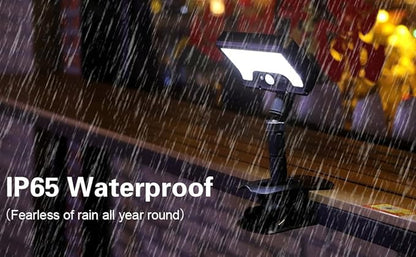 OTSOFDWL Solar Light for Outdoor Stairs - Waterproof Clip & Stand Light, 92 LEDs(600LM) Motion Sensor, Deck Fence Camping Lighting(1Pack)