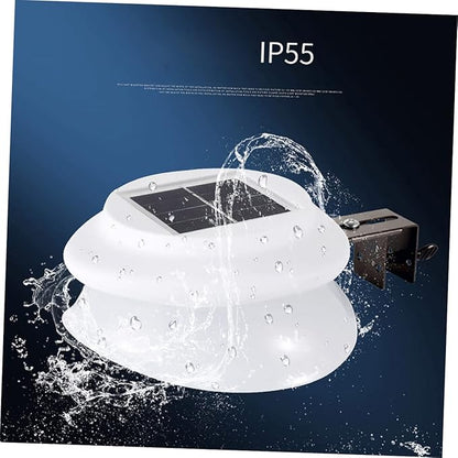 2pcs Solar Garden Lights Warm White Led Outdoor Fence Lamps for Pathways Yards Walkways Easy Install Solar Lighting Decor Weather-Resistant Design