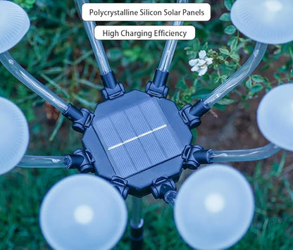 Solar Garden Lights Outdoor Waterproof，Solar Mushroom lamp for Garden, Courtyard, Balcony, Rooftop, Terrace, Beside The Swimming Pool.