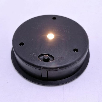 Garden Light Solar Top Replacement Round Box, Solar Replacement Top of Solar Lantern Battery Box, Solar Lights Replacement Top, Waterproof Round Solar Panel Lights