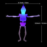 Skeleton Lights Halloween String Lights - 10Ft 20LEDs Skeletons Halloween Lights Decoration, 2 Lighting Modes | Lumora