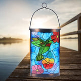 Hanging Solar Lantern Outdoor Decorative Waterproof LED Solar Hummingbird Lights Tabletop Lamp for Outdoor Patio | Lumora