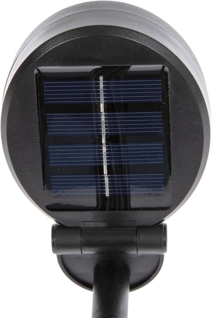 Hobby Lobby Solar Firefly Garden Stake Light, Outdoor Spring Decor, Black Silver White, Plastic Metal, 28.3" H x 4.25" W x 4.25" D