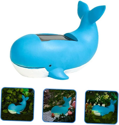 Happyyami Solar Pathway Lights Resin Craft Ornament Led Animal Lamp Patio Decor