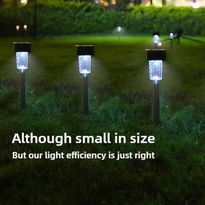 Solar Outdoor Lights,Solar Lights Outdoor Waterproof,11.6 Inch Solar Stake Lights for Pathway,Auto On/Off Solar Yard Lights for Lawn Patio Walkway Driveway Decor Landscape Lighting (multicolor 1pc)