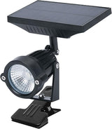 Outdoor LED Spotlight Waterproof Solar Spotlights with Clip Security Tree Spotlights Adjustable IP65 Mini Clip Lamp | Lumora