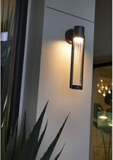 Progress Lighting Z-1030 LED Collection 1-Light Clear Glass Modern Outdoor Medium Wall Lantern Light Textured | Lumora