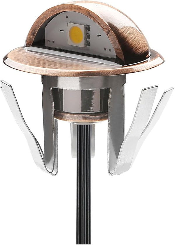 1PCS LED Deck Stair Lighting Kit, Low Voltage Patio Deck Lamp IP65 Φ1.38 Indoor Outdoor Wood RGB Multicolored | Lumora