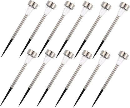 BESPORTBLE 12pcs Solar Powered Light Landscape Lighting Kit for Patio Pathway Lights Outdoor Solar for Outdoor Decor