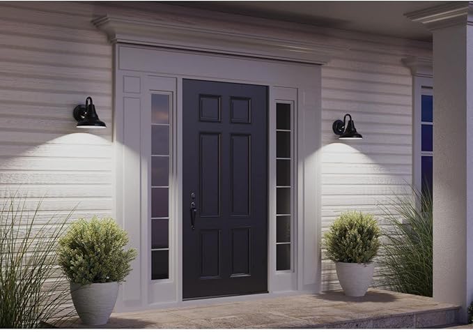 Progress Lighting P5622-20 LED District Collection 1-Light Farmhouse Outdoor Wall Lantern Light, Antique Bronze | Lumora