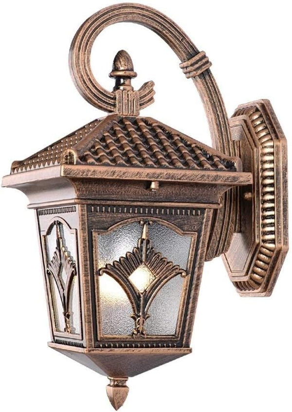 Outdoor Lamp Post Light Outdoor Glass Retro Traditional Edison Waterproof Wall Lamp Wall Fixture Vintage E27 Garden | Lumora