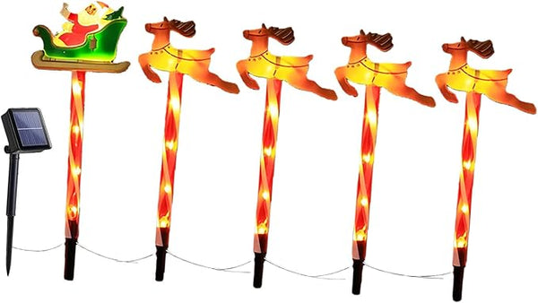 Pack of 6 Easy Installion Solar Ground Lights Easy Push Into Soil for Instants Festival Ambiances in Yard and | Lumora