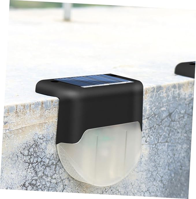 1pc Solar Powered Led Stair Light Warm Handrail and Fence Lamp for Outdoor Use Easy Installation Design for Weather | Lumora
