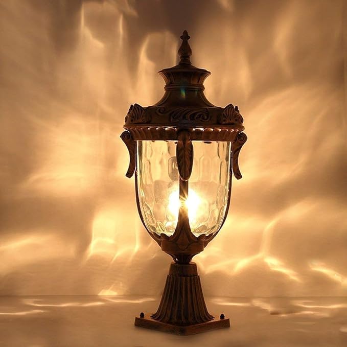 Lights Outdoor IP55 European Classical Retro Luxurious Pillar Light Victoria Waterproof Lawn Column Lamp Villa | Lumora