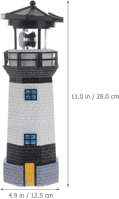 LEDMOMO Solar Powered Lighthouse,Garden Lights,Outdoor Patio Yard Garden Lawn Decoration (Random Color)