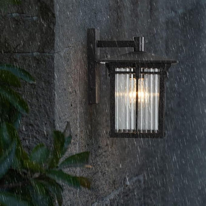European Style Outdoor Waterproof Wall Lamps,Retro Villa Garden s Sconce Light,American Vintage AlumiExpression artistique m Housing and Mount Fixture for Outside Night Safety Lighting Exterior
