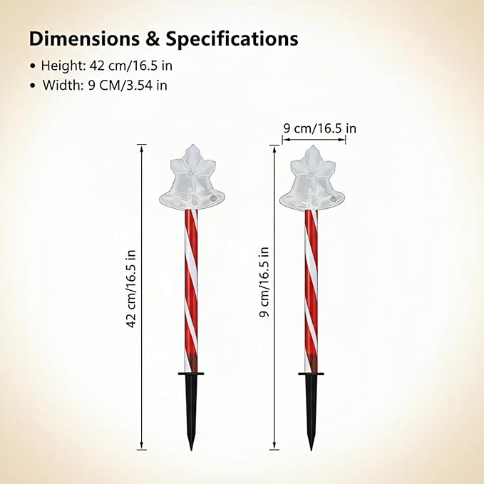 Solar Christmas Pathway Lights - 5 Designs (Star, Snowflake, Santa, Bell), Auto On/Off, Waterproof Warm White LED | Lumora