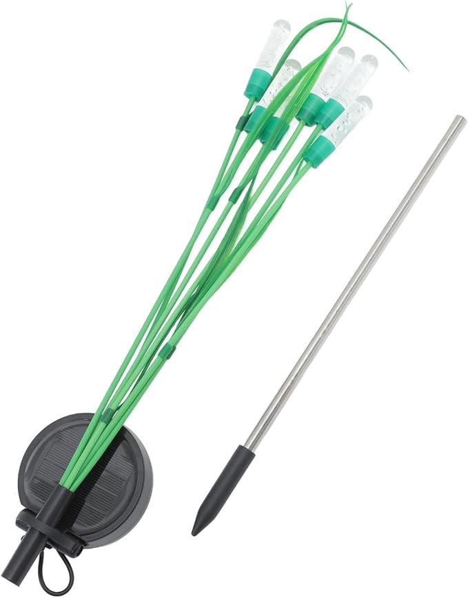 Solar Powered Garden Lights Outdoor Decorative Solar Lawn Path Lights for Patio and Landscape with Ground Stake