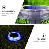 Outdoor Solar Pathway Light 8 LED Warm White Garden Ground Plug Lamp Waterproof for Yard Lawn Landscaping | Lumora