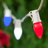 C7/E12 Light Stringer, E12 Sockets, 12” Socket Spacing, Outdoor String Light Patio Stringer Christmas Lights | Lumora