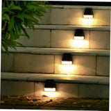 jojofuny Led Wall Lights for Outdoor Waterproof 4 Pack Solar Fence Lights Warm White Light for Garden Pathway | Lumora