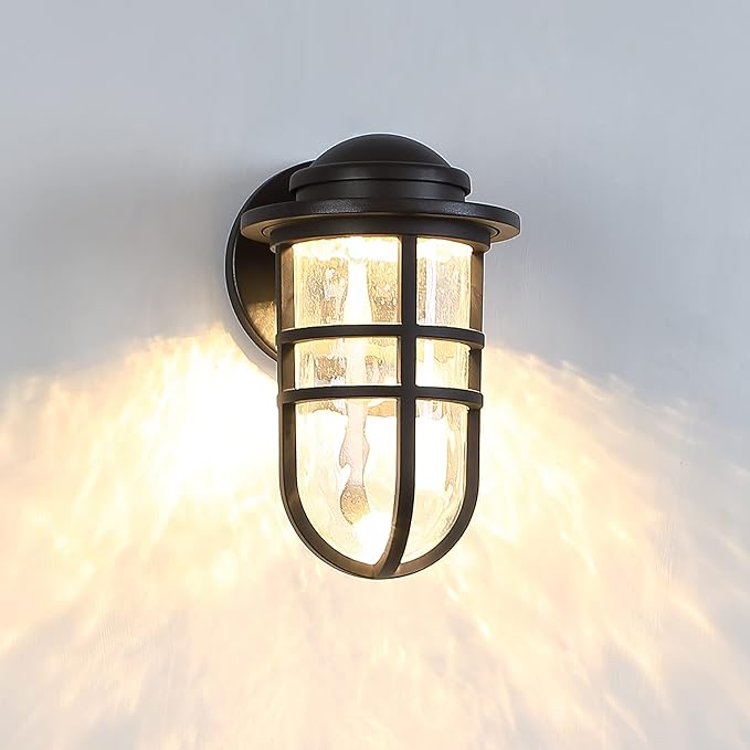 WAC Lighting dweLED, Steampunk 9in LED Indoor and Outdoor Wall Light 3000K in Bronze
