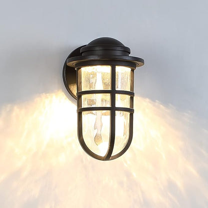 WAC Lighting dweLED, Steampunk 9in LED Indoor and Outdoor Wall Light 3000K in Bronze
