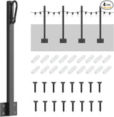 4 Pack String Light Poles,Hanging Light Poles for Outdoor String Lights, Metal Suspension String Light Poles with | Lumora
