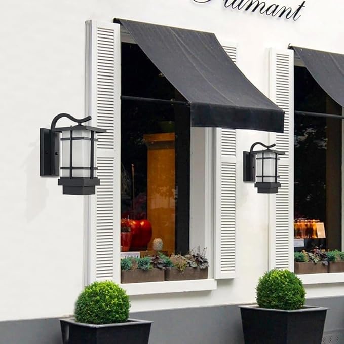 European Style Fence Rectangle Wall Lamps,Garden Outdoor Waterproof Lights,American Retro lized Gate Corridor Aisle | Lumora