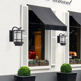 European Style Fence Rectangle Wall Lamps,Garden Outdoor Waterproof Lights,American Retro lized Gate Corridor Aisle | Lumora